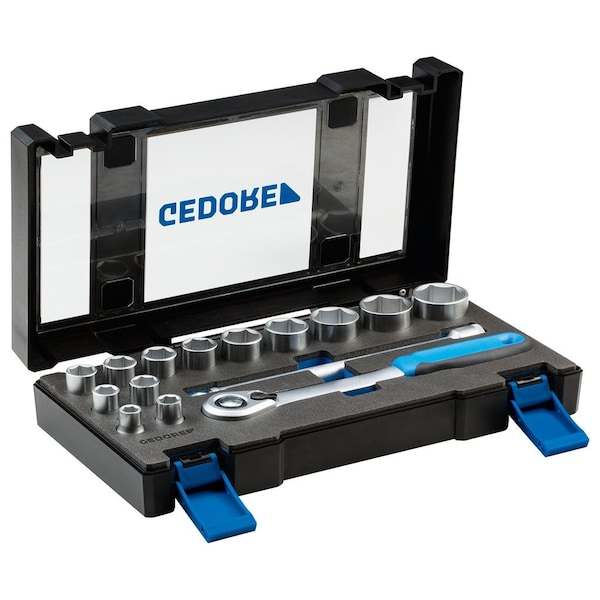Socket Set, 1/2", 15 pcs.